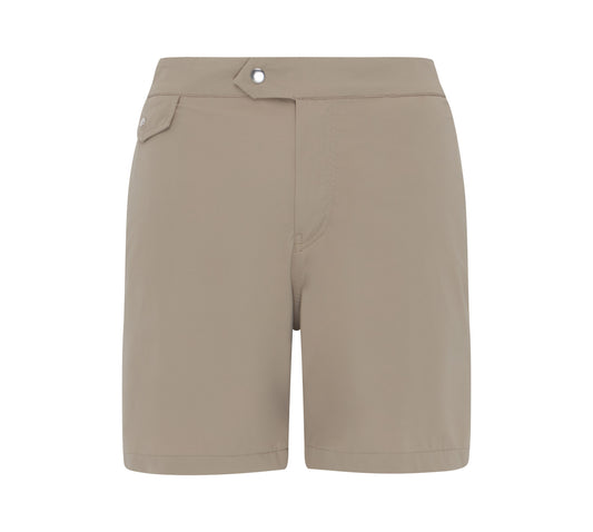 LUCA SHORT | MOCHA MID LENGTH