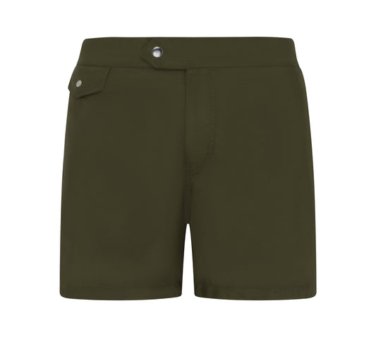 LUCA SHORT | OLIVE SHORT LENGTH